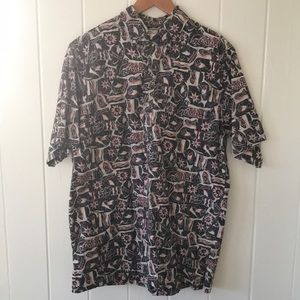Go Barefoot Aloha Shirt Size Large